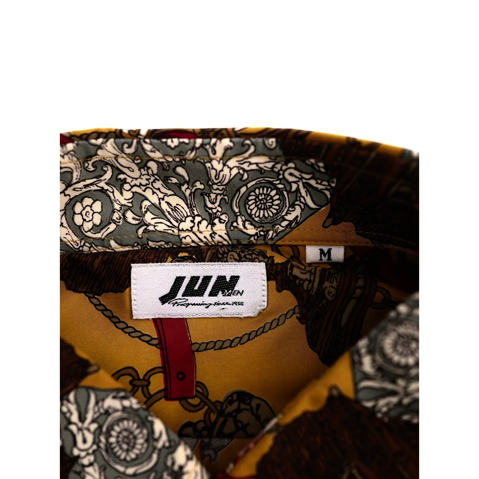 JUN Chemise Jaune vintage, passéist — photo 9