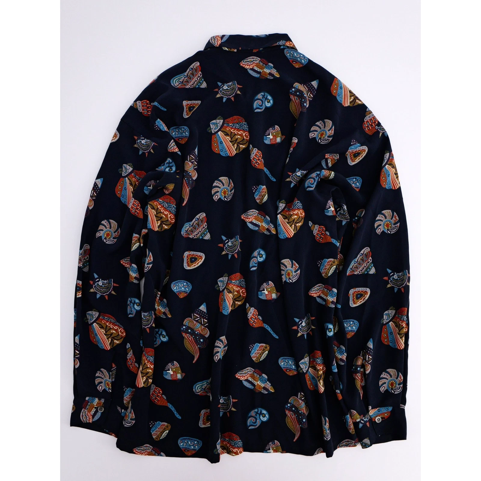 JUN Chemise Marine vintage, passéist — photo 13