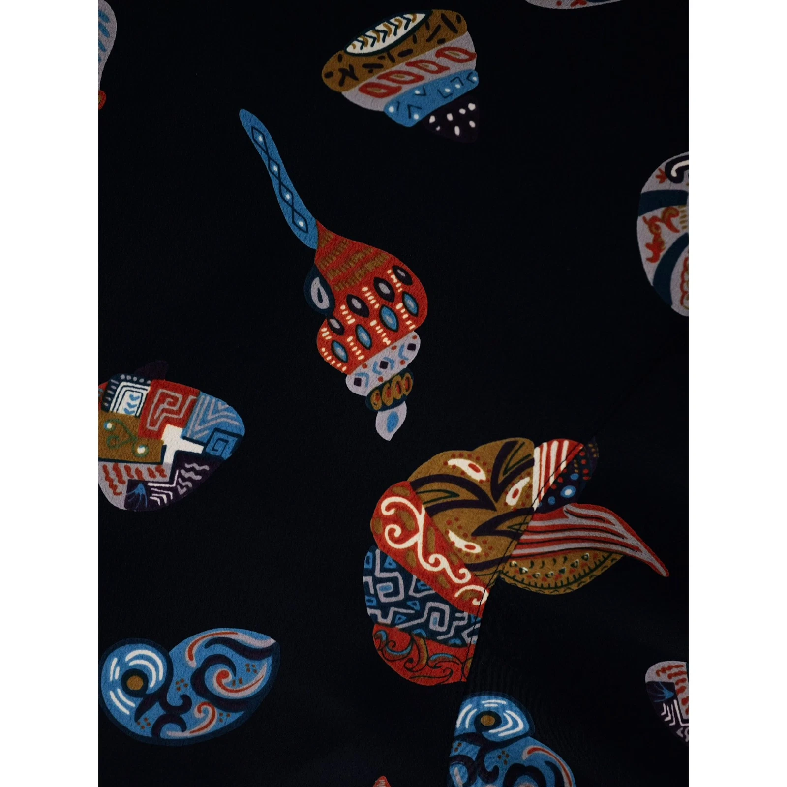 JUN Chemise Marine vintage, passéist — photo 9