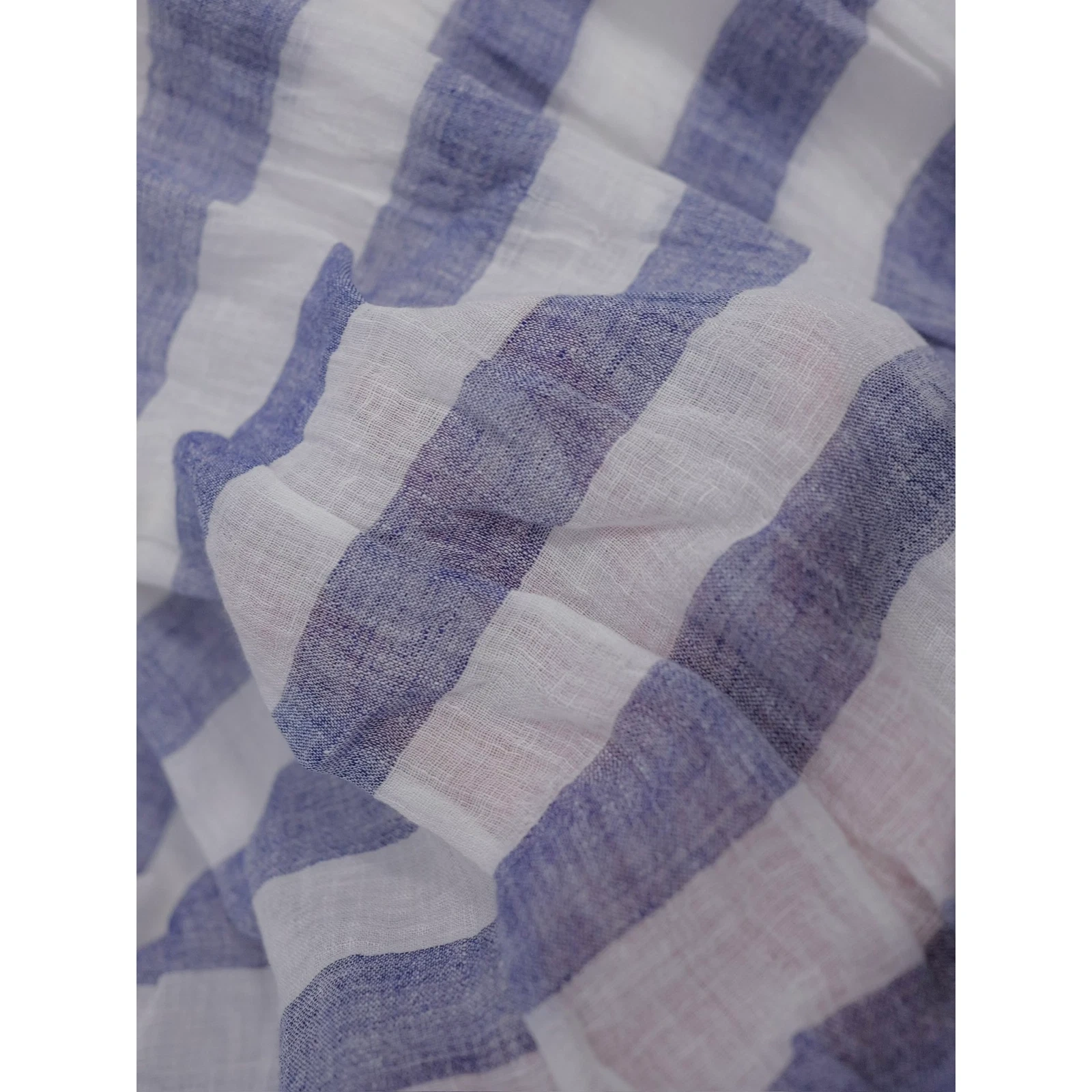 PLANTATION Jupe en lin Bleu vintage, passéist — photo 11