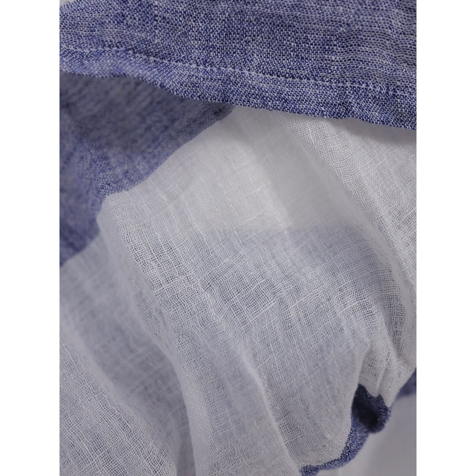 PLANTATION Jupe en lin Bleu vintage, passéist — photo 12