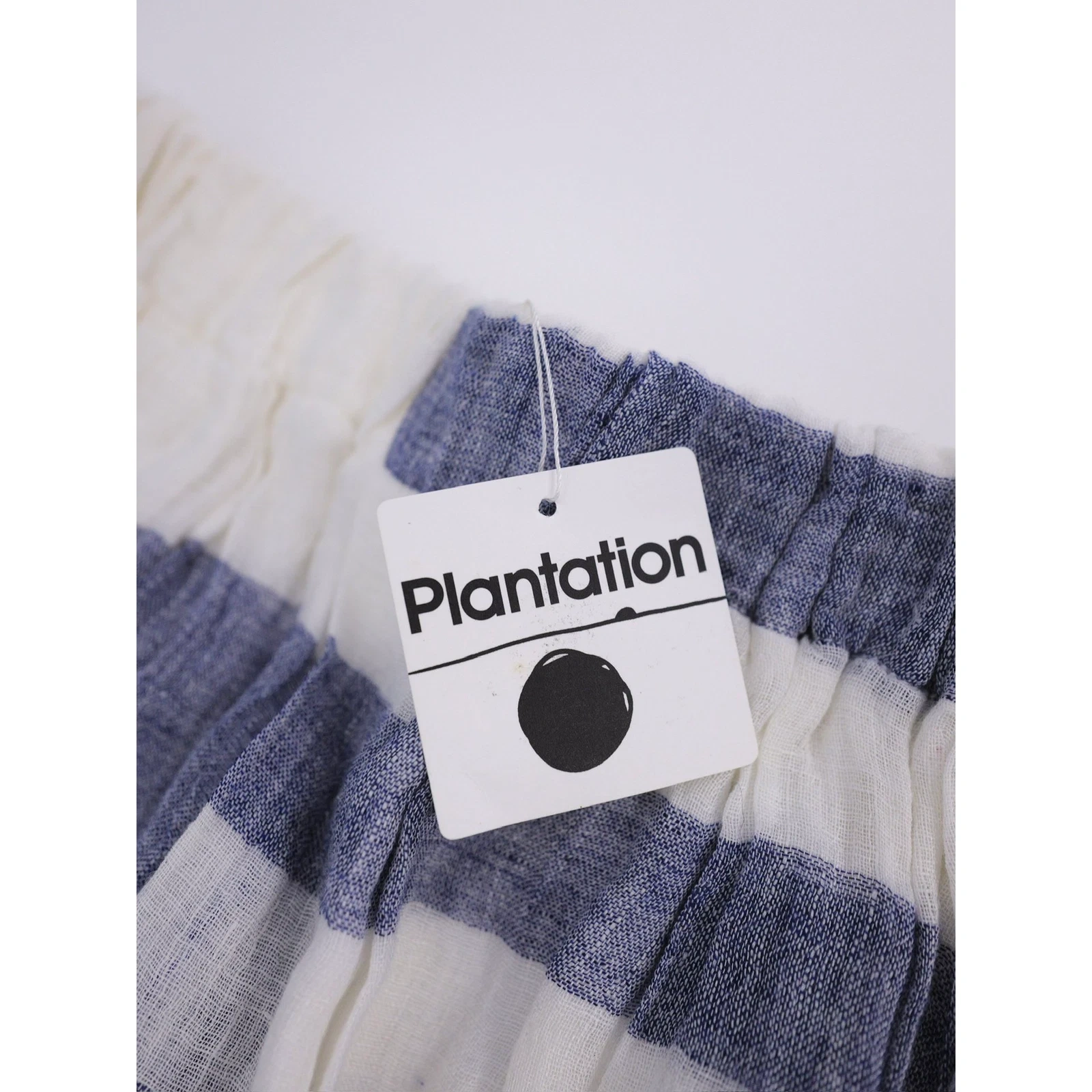 PLANTATION Jupe en lin Bleu vintage, passéist — photo 4