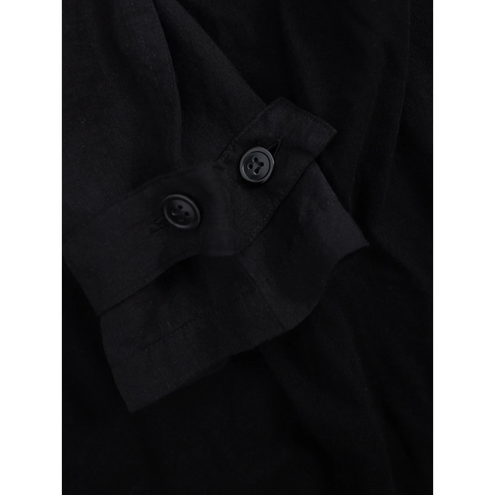 Y'S Chemise Noir vintage, passéist — photo 6