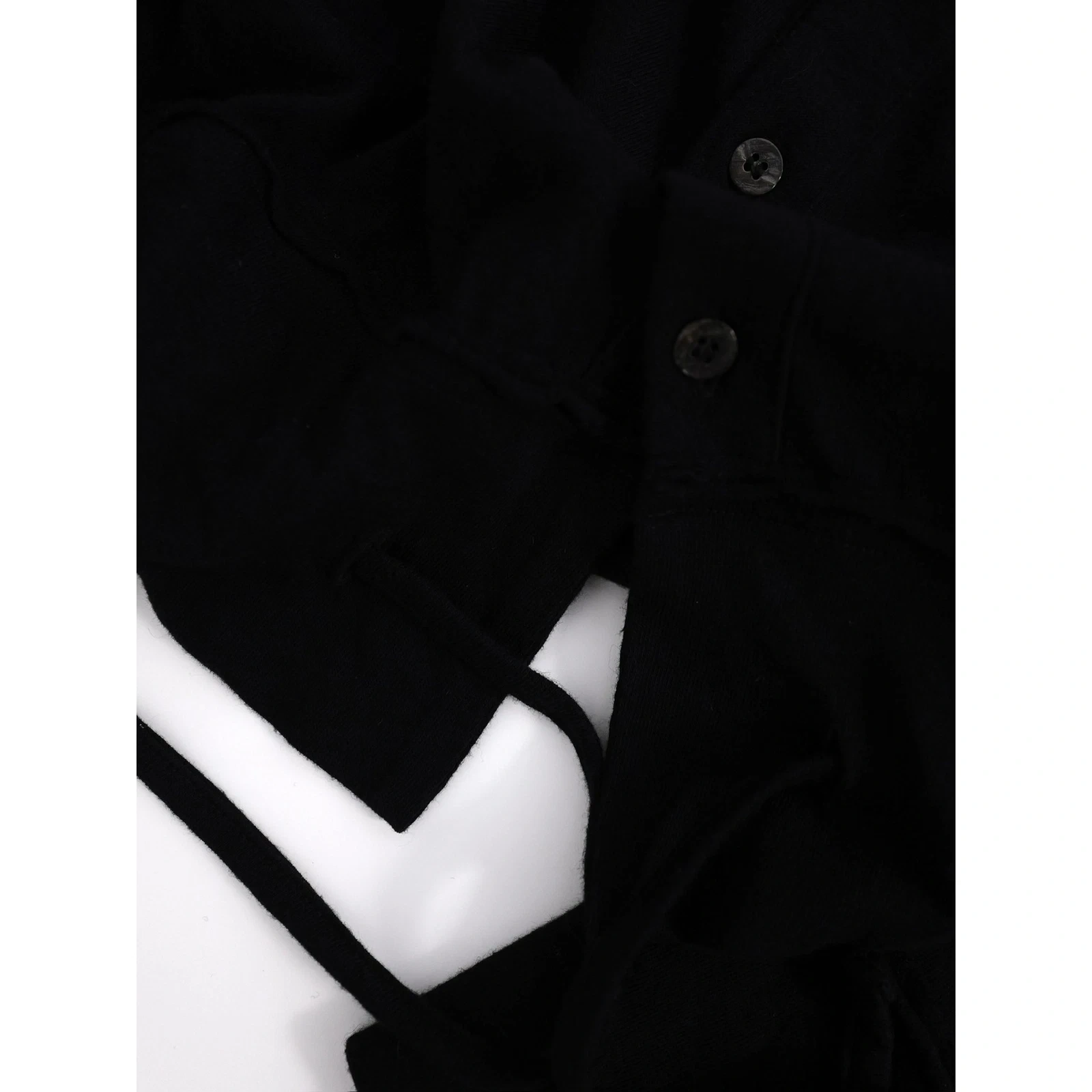 YOHJI YAMAMOTO Cardigan Noir vintage, passéist — photo 9