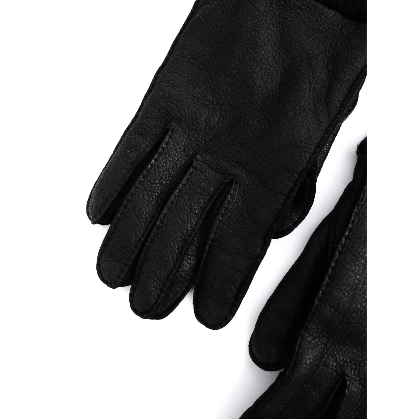 YOHJI YAMAMOTO Leather gloves Noir vintage, passéist — photo 2
