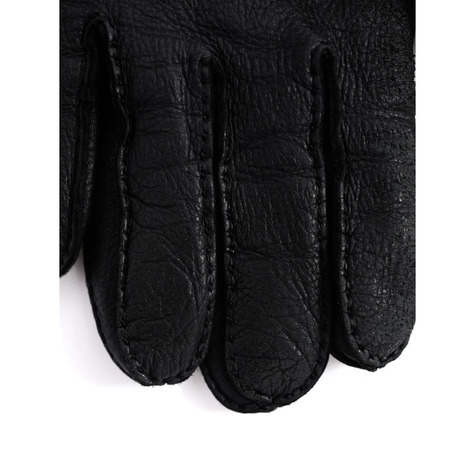 YOHJI YAMAMOTO Leather gloves Noir vintage, passéist — photo 14