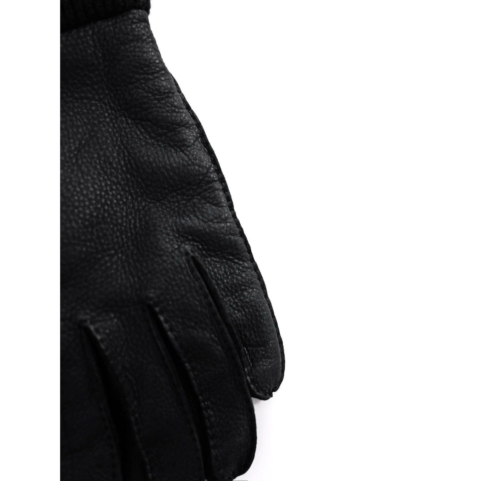 YOHJI YAMAMOTO Leather gloves Noir vintage, passéist — photo 3