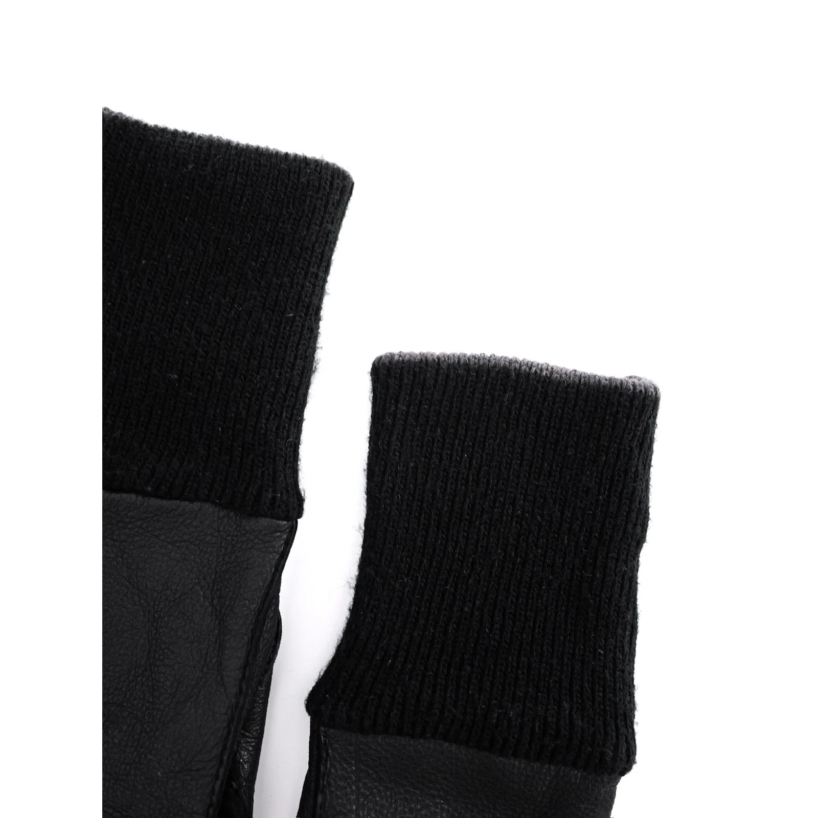 YOHJI YAMAMOTO Leather gloves Noir vintage, passéist — photo 4