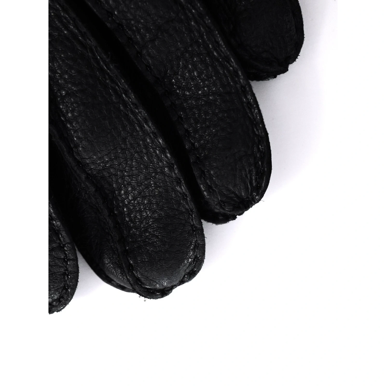 YOHJI YAMAMOTO Leather gloves Noir vintage, passéist — photo 7