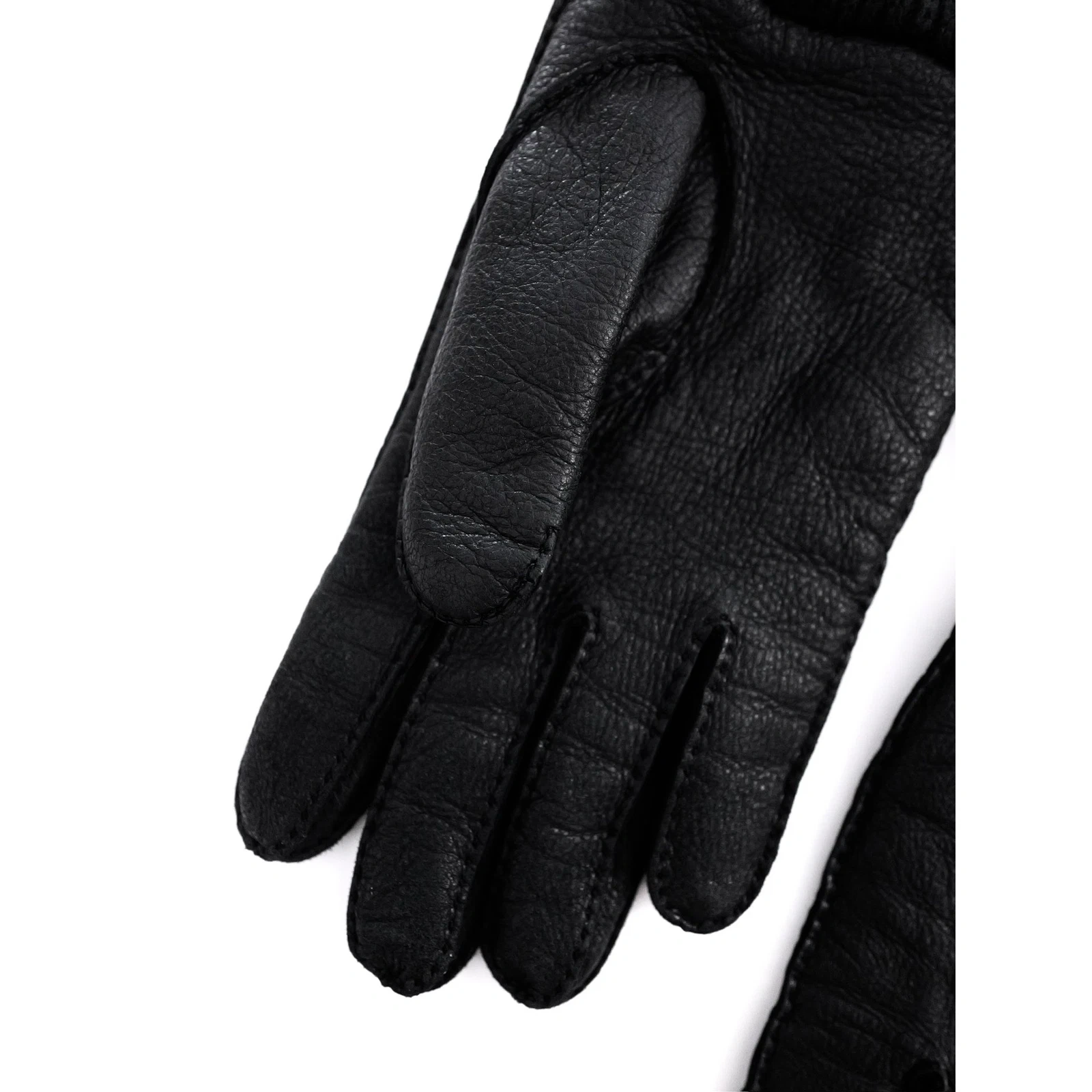 YOHJI YAMAMOTO Leather gloves Noir vintage, passéist — photo 9