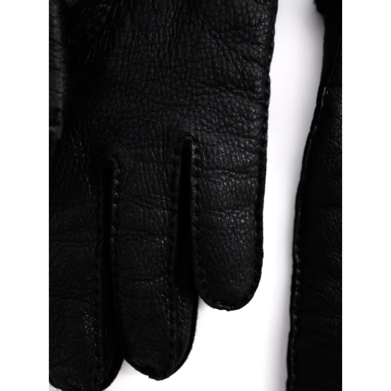 YOHJI YAMAMOTO Leather gloves Noir vintage, passéist — photo 10