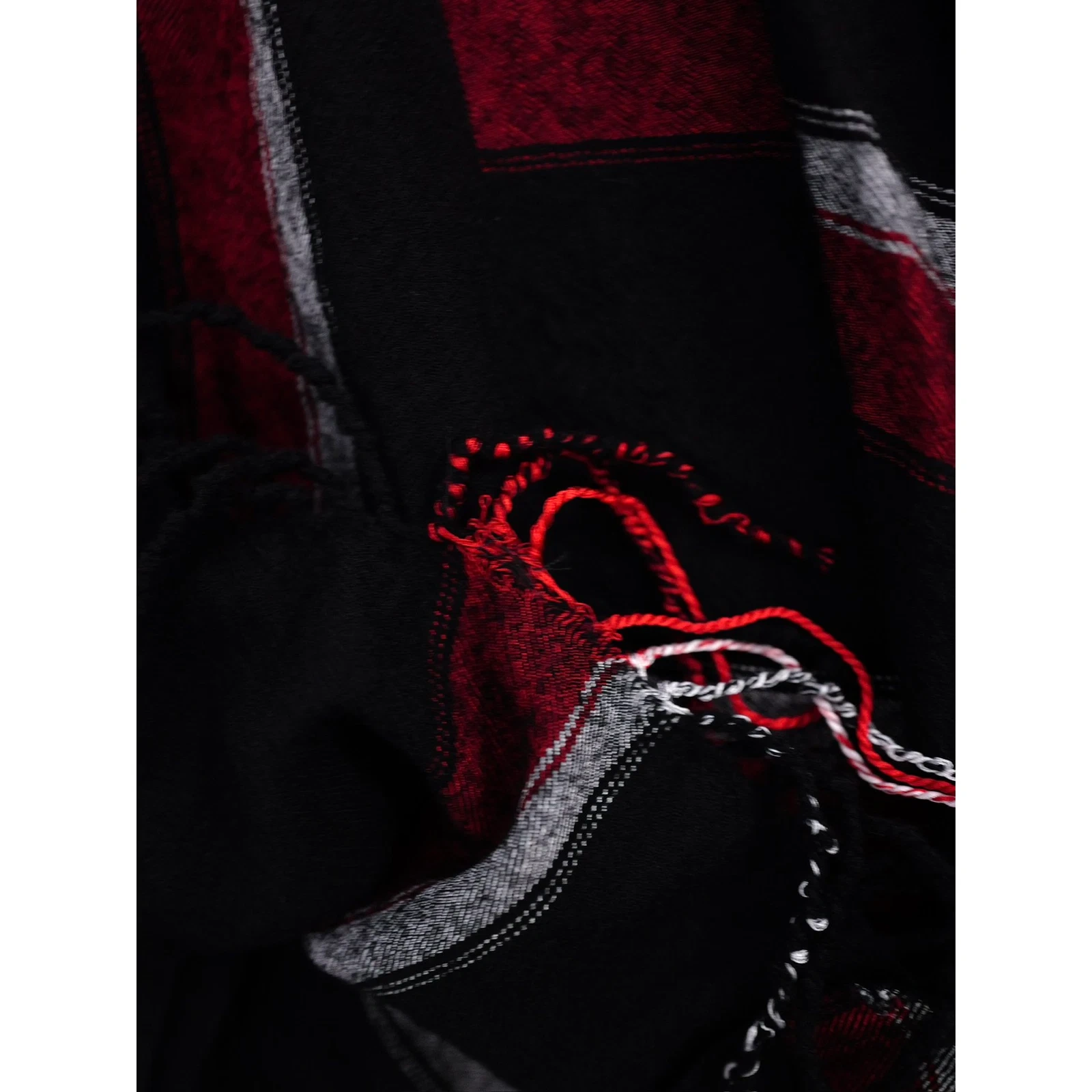 YOHJI YAMAMOTO Jupe en laine Noir vintage, passéist — photo 11