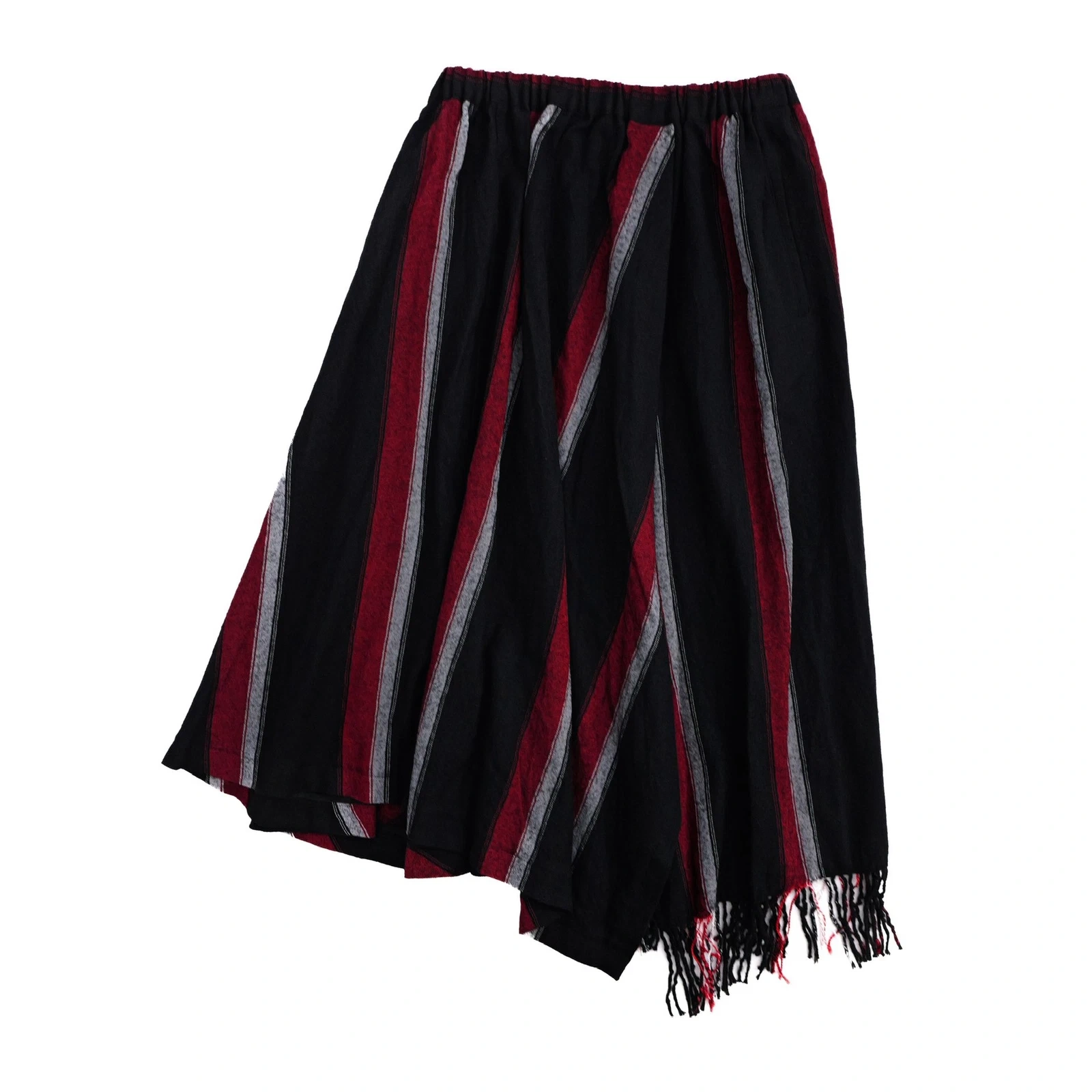 YOHJI YAMAMOTO Jupe en laine Noir vintage, passéist — photo 13