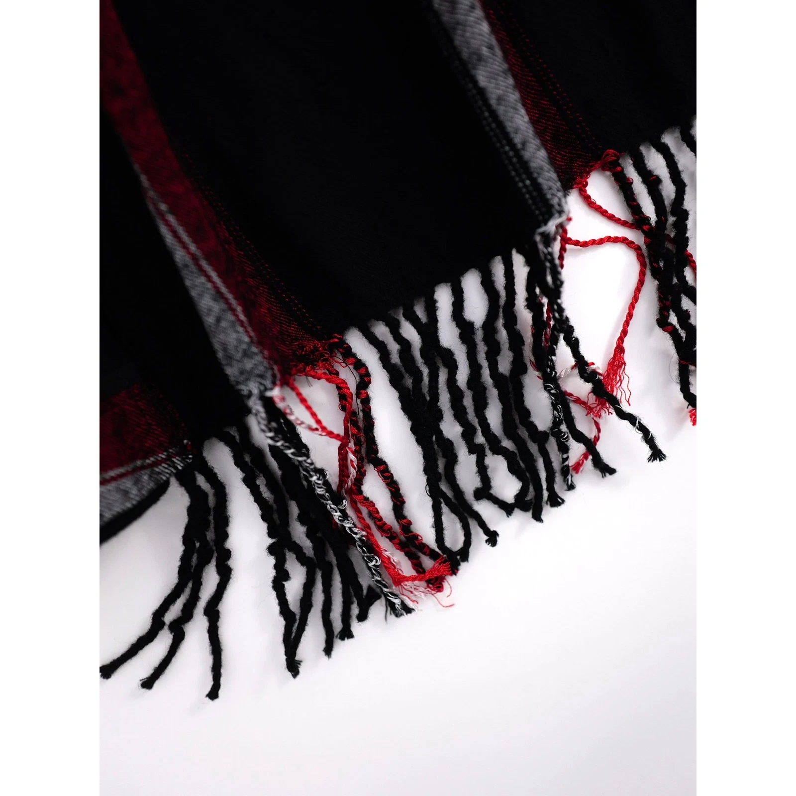 YOHJI YAMAMOTO Jupe en laine Noir vintage, passéist — photo 3