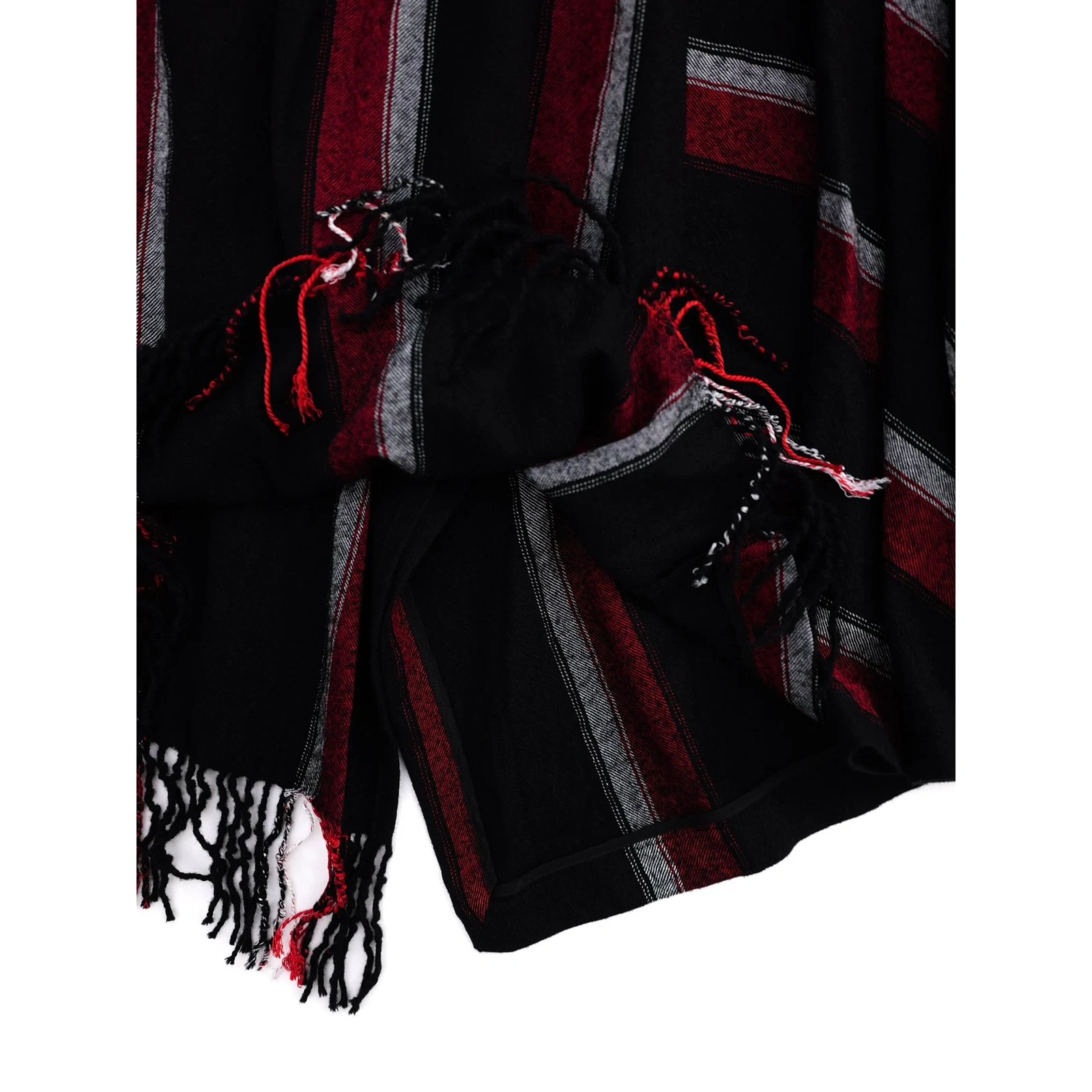 YOHJI YAMAMOTO Jupe en laine Noir vintage, passéist — photo 10