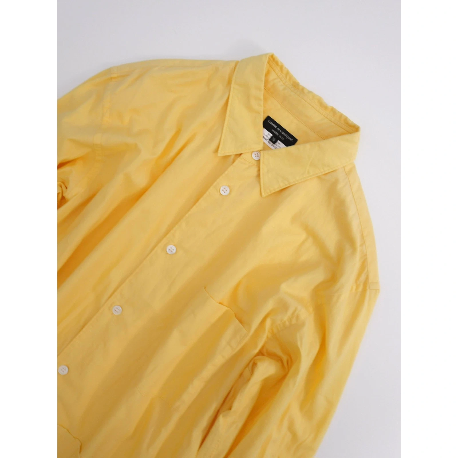 COMME DES GARÇONS Chemise Jaune vintage, passéist — photo 2
