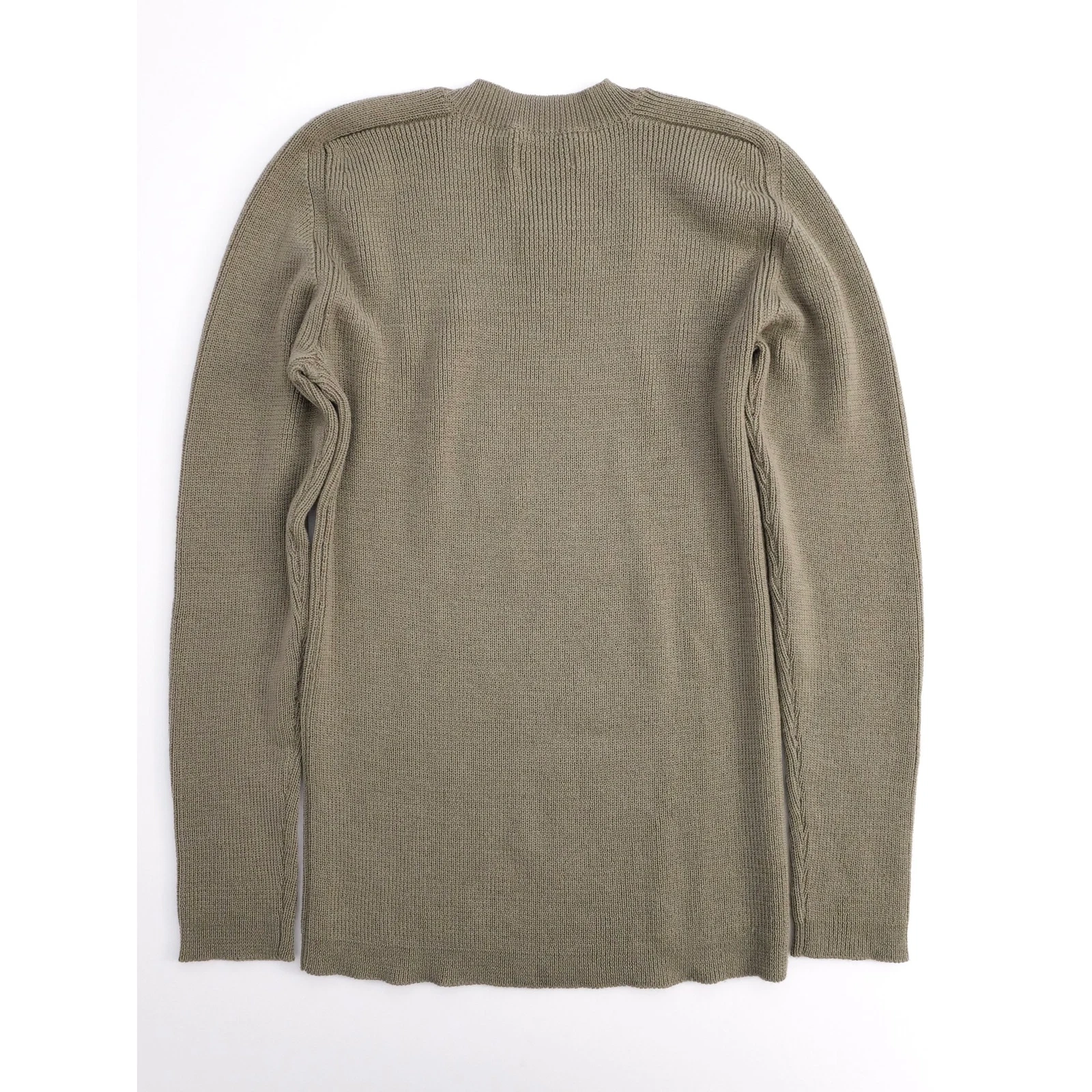 YOHJI YAMAMOTO Wool jumper Kaki vintage, passéist — photo 11