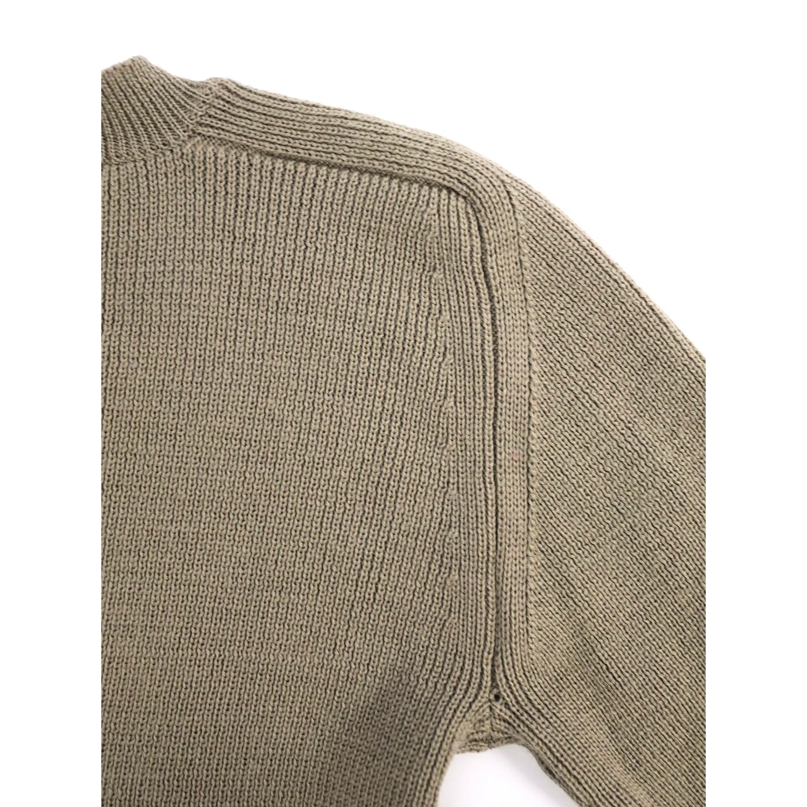 YOHJI YAMAMOTO Wool jumper Kaki vintage, passéist — photo 14