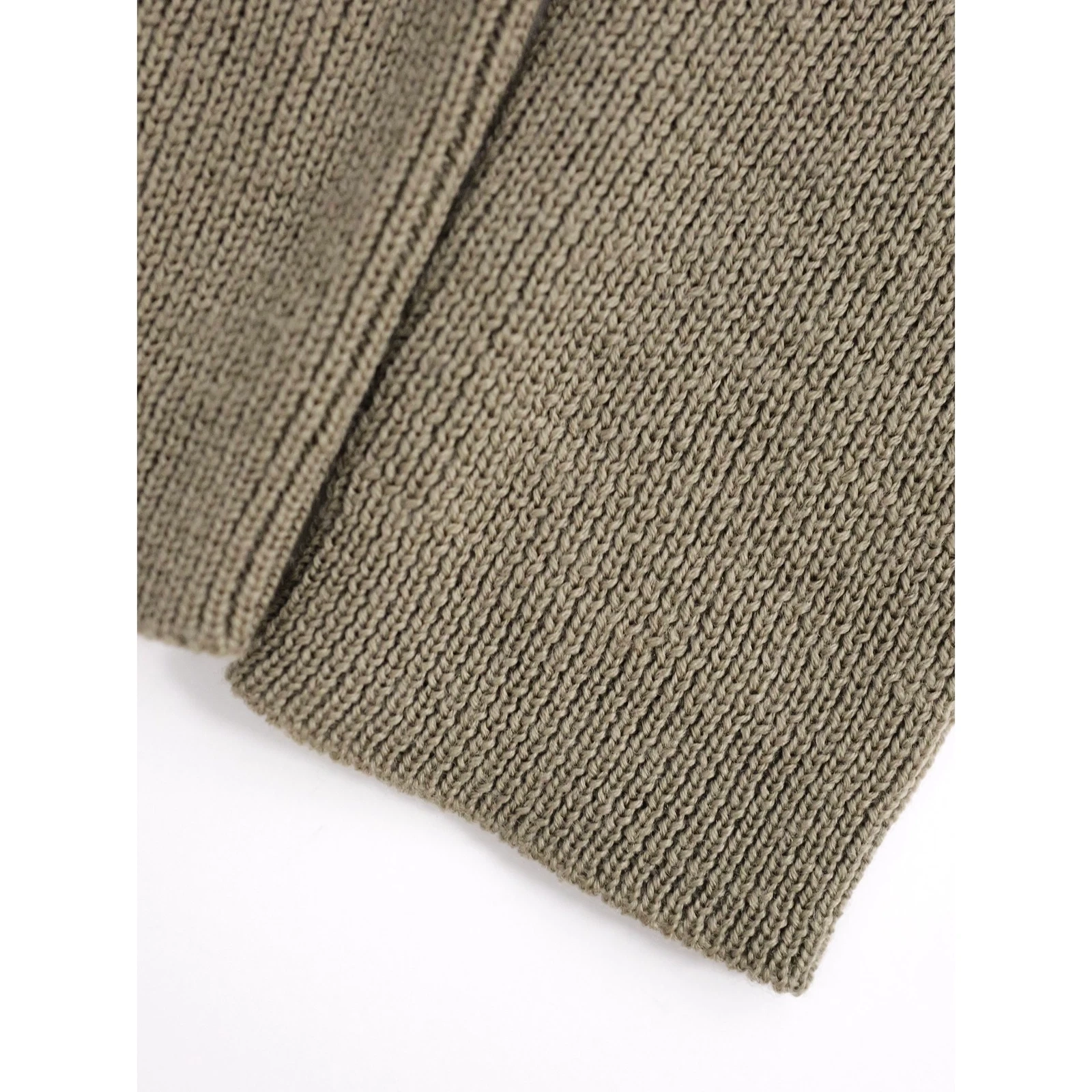 YOHJI YAMAMOTO Wool jumper Kaki vintage, passéist — photo 4
