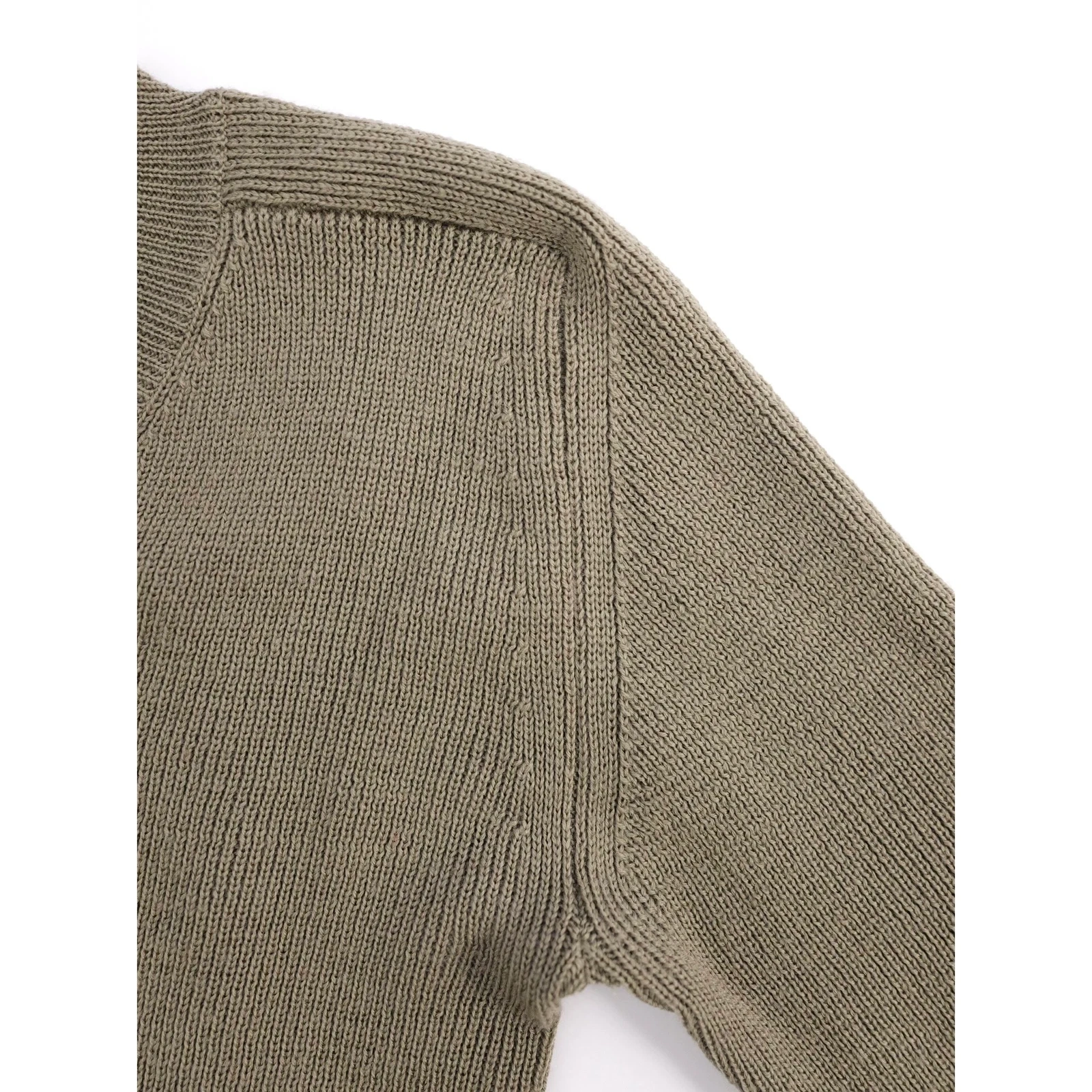 YOHJI YAMAMOTO Wool jumper Kaki vintage, passéist — photo 5