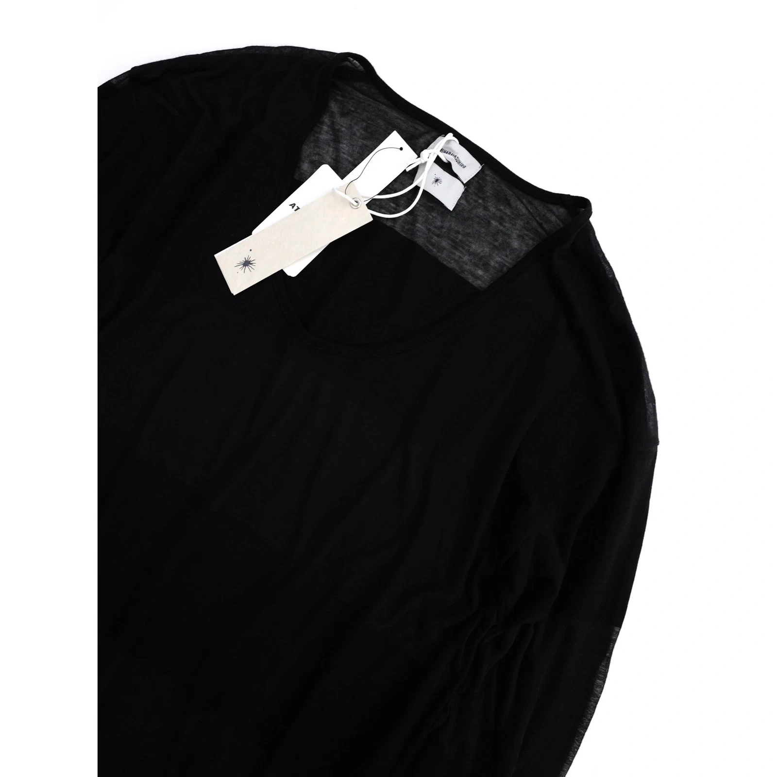 MIHARA YASUHIRO Tunic Noir vintage, passéist — photo 2