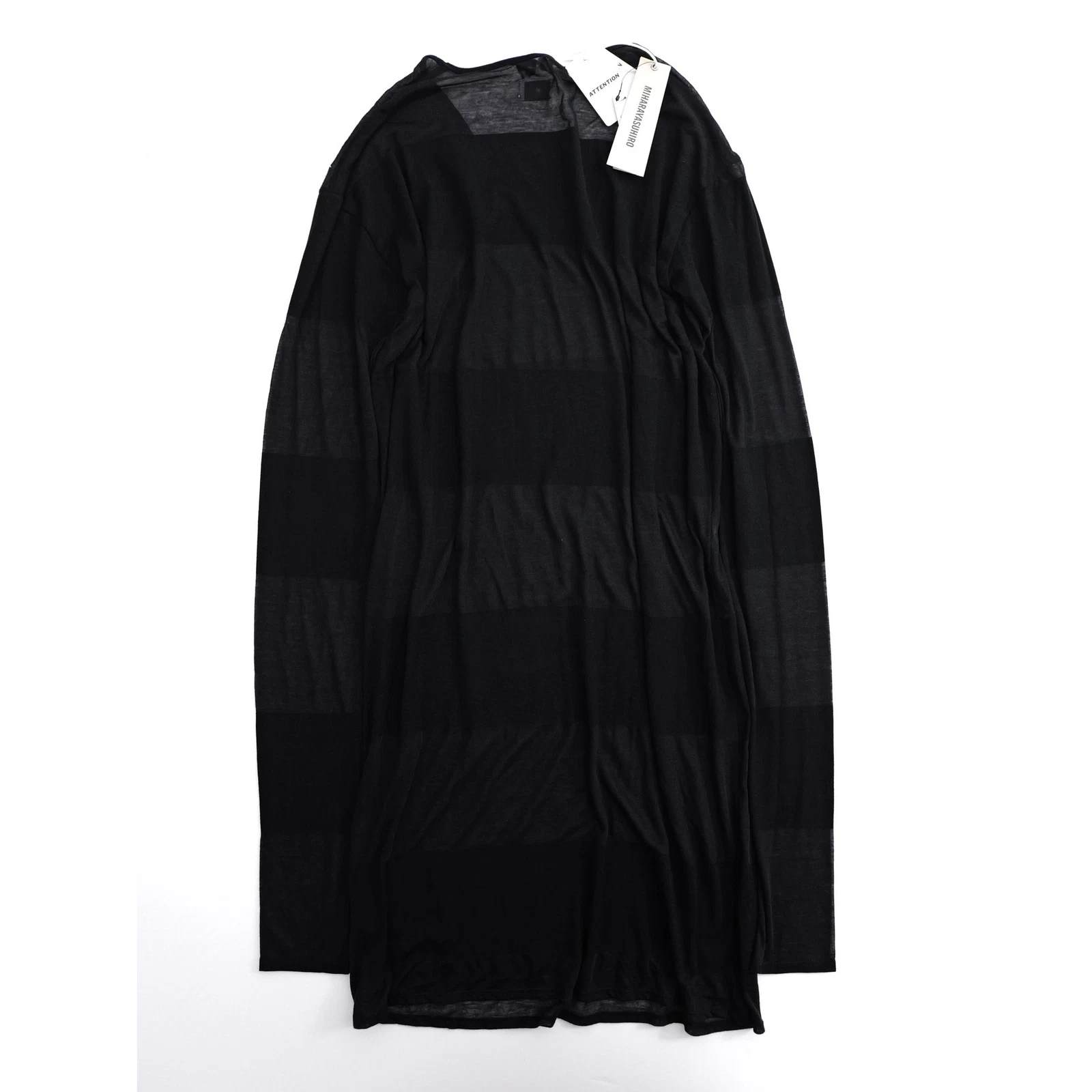 MIHARA YASUHIRO Tunic Noir vintage, passéist — photo 12
