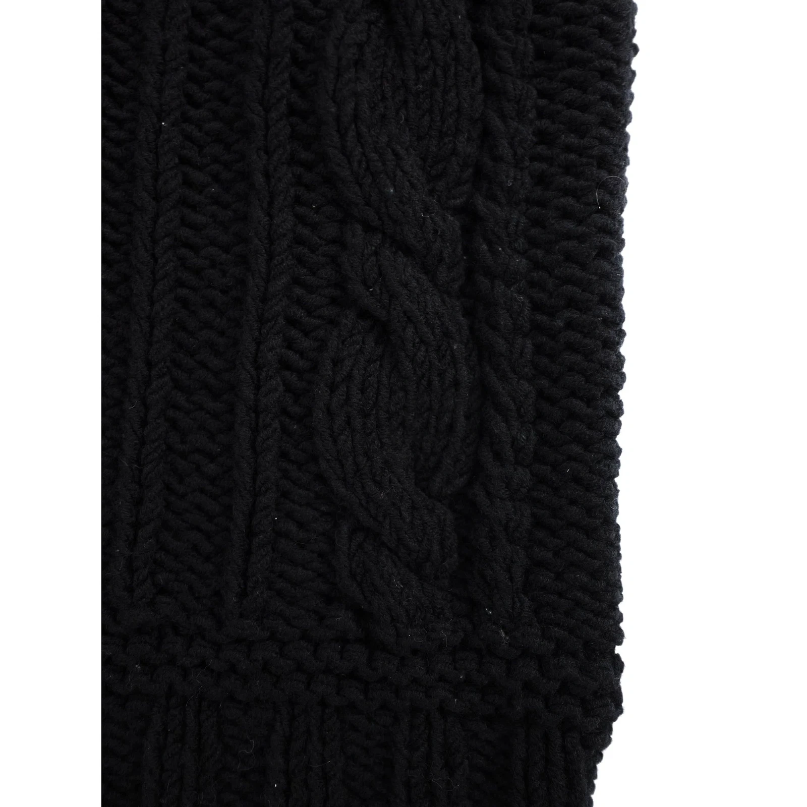 YOHJI YAMAMOTO Cardigan en laine Marine vintage, passéist — photo 12