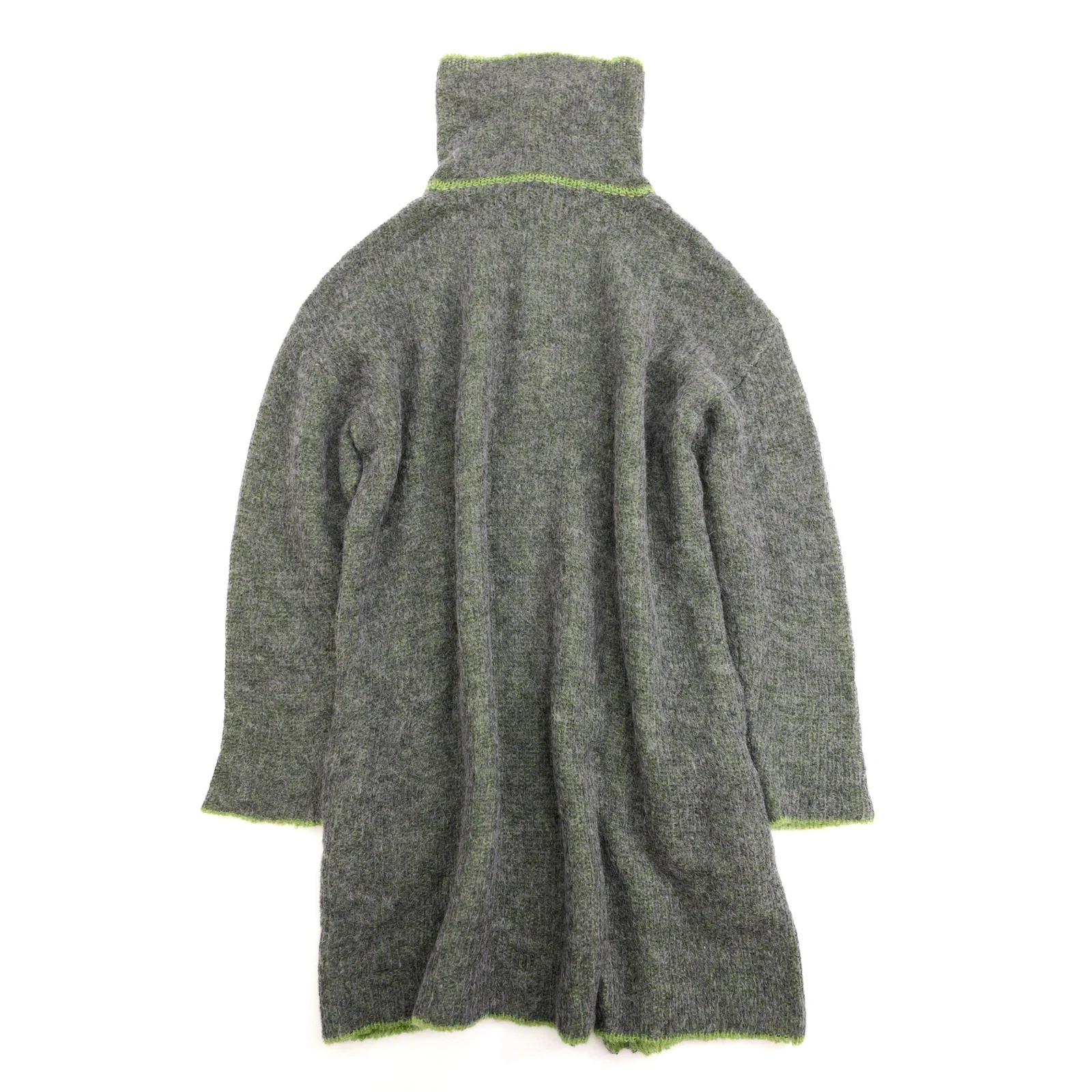 GROUND Y Veste longue en laine Gris vintage, passéist — photo 11