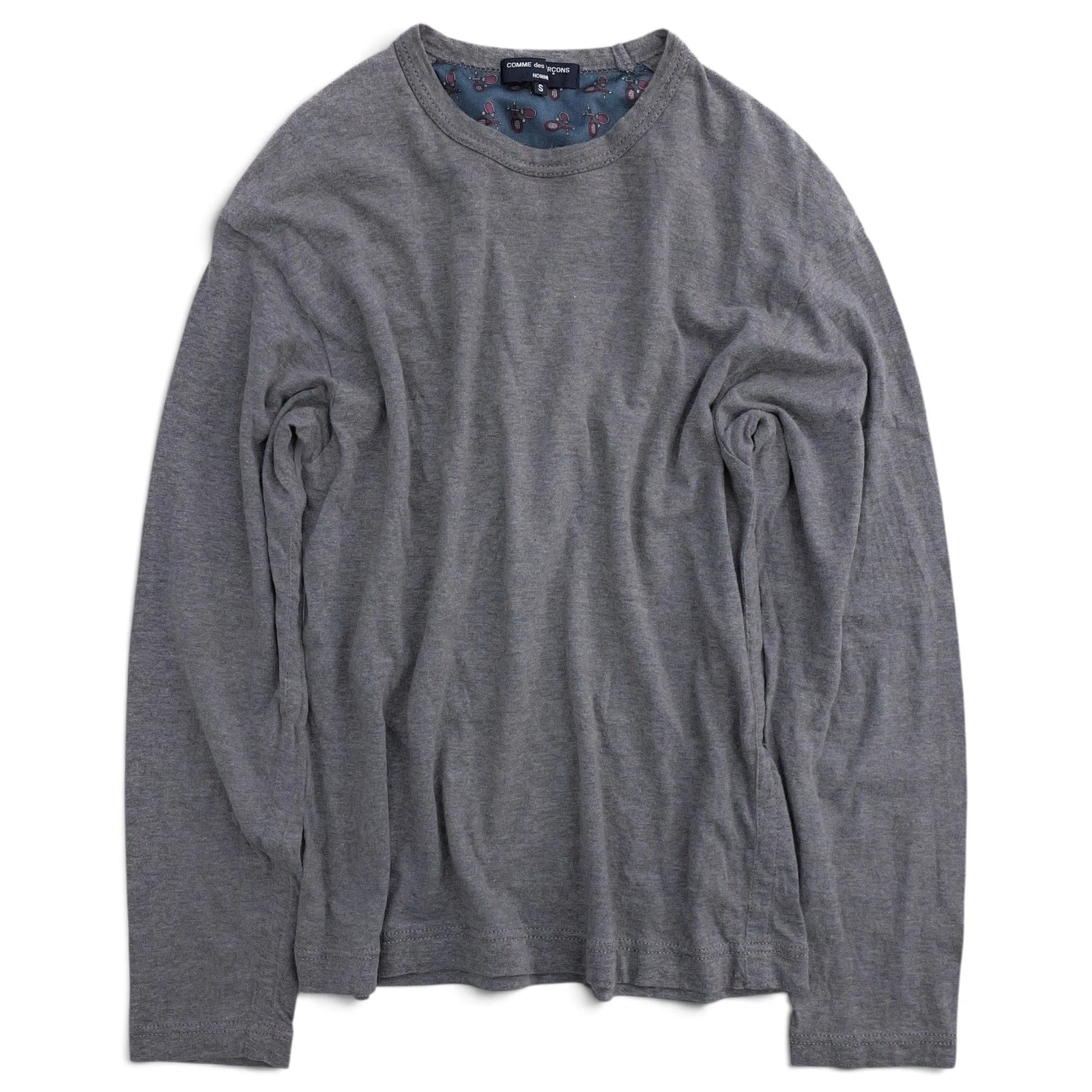COMME DES GARÇONS Tee shirt Gris vintage, passéist — photo 1