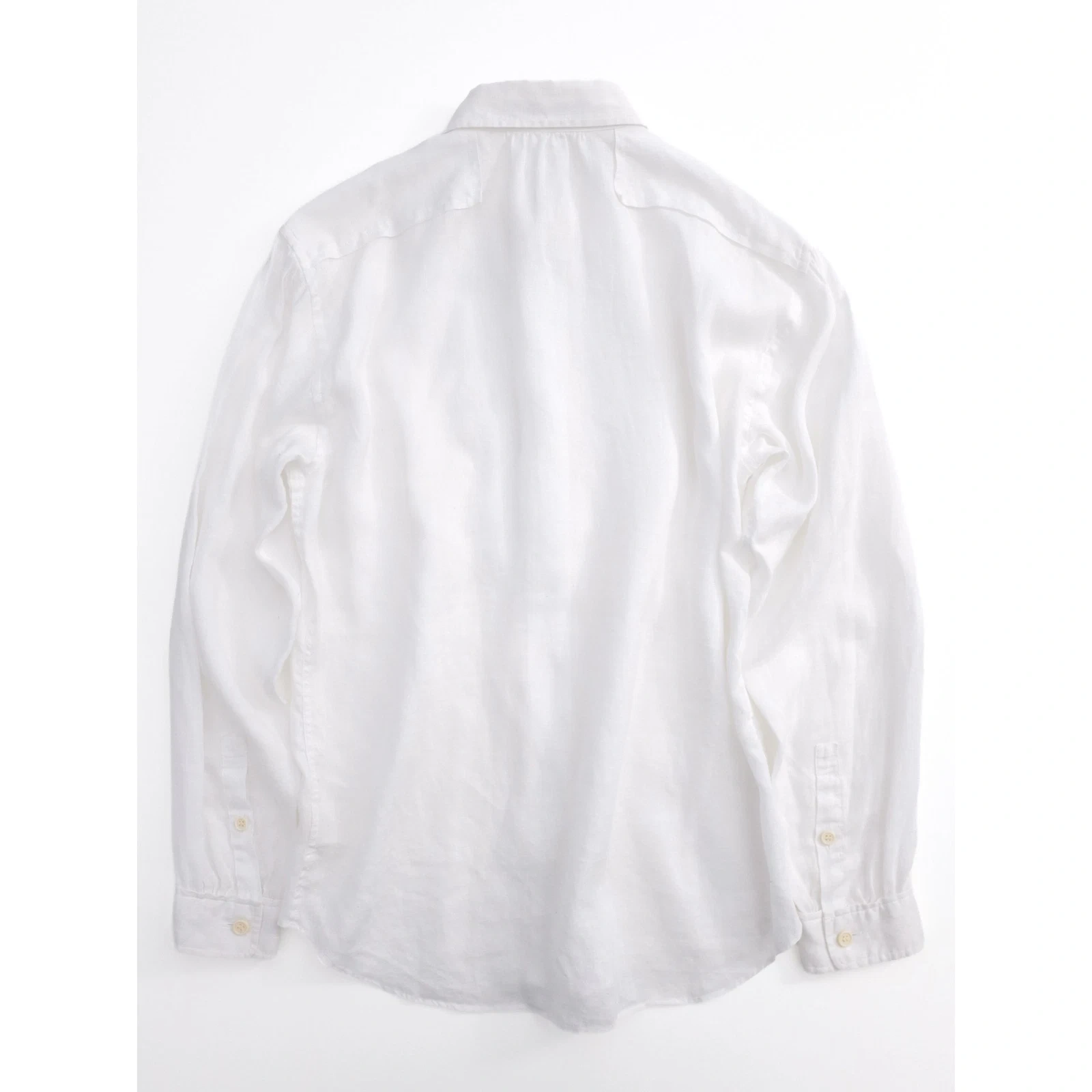 ISSEY MIYAKE Chemise en lin Blanc vintage, passéist — photo 13