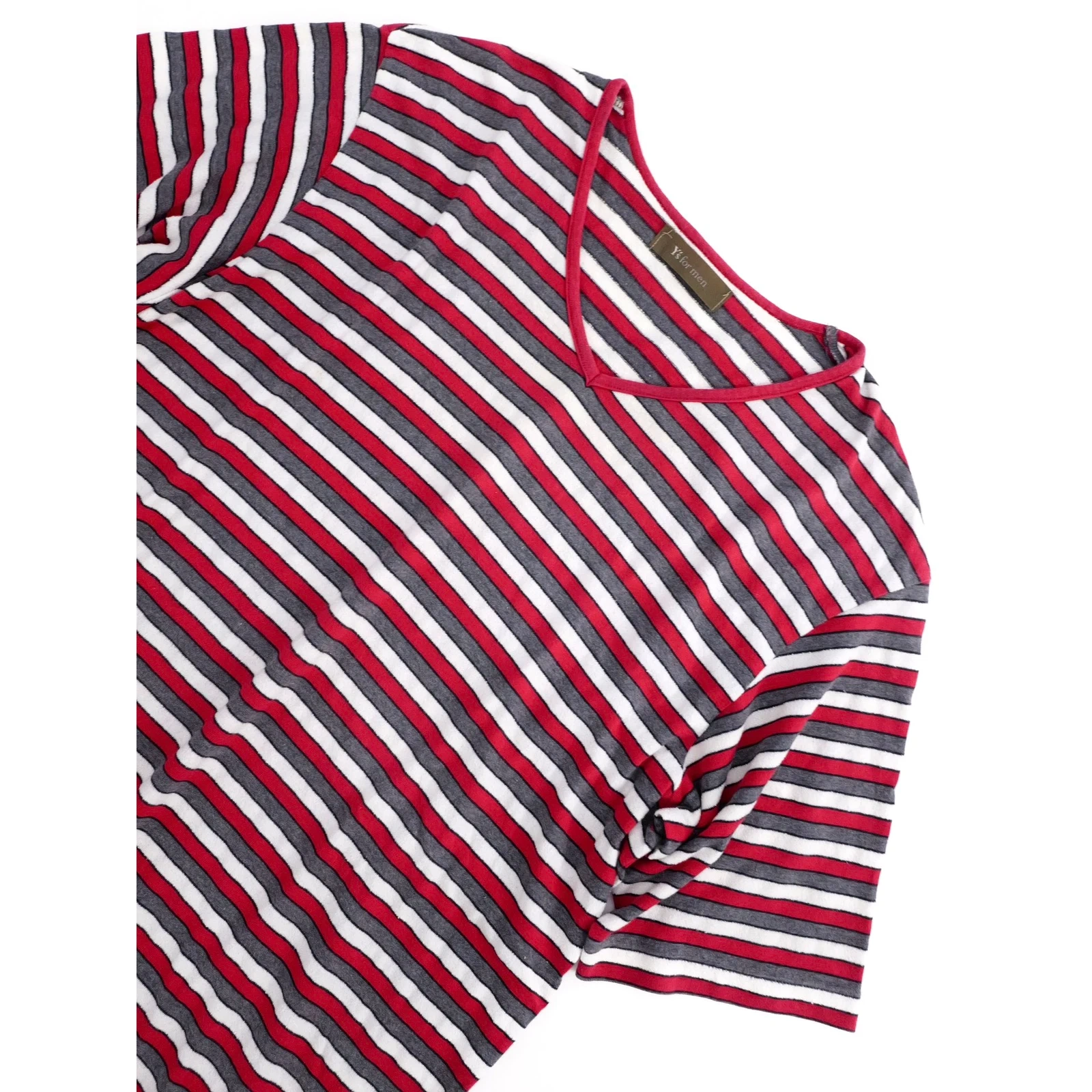YOHJI YAMAMOTO Tee shirt Bordeaux vintage, passéist — photo 2