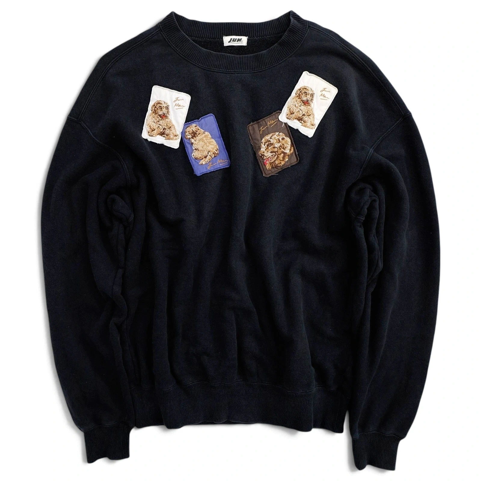 JUN Sweat Noir vintage, passéist — photo 1