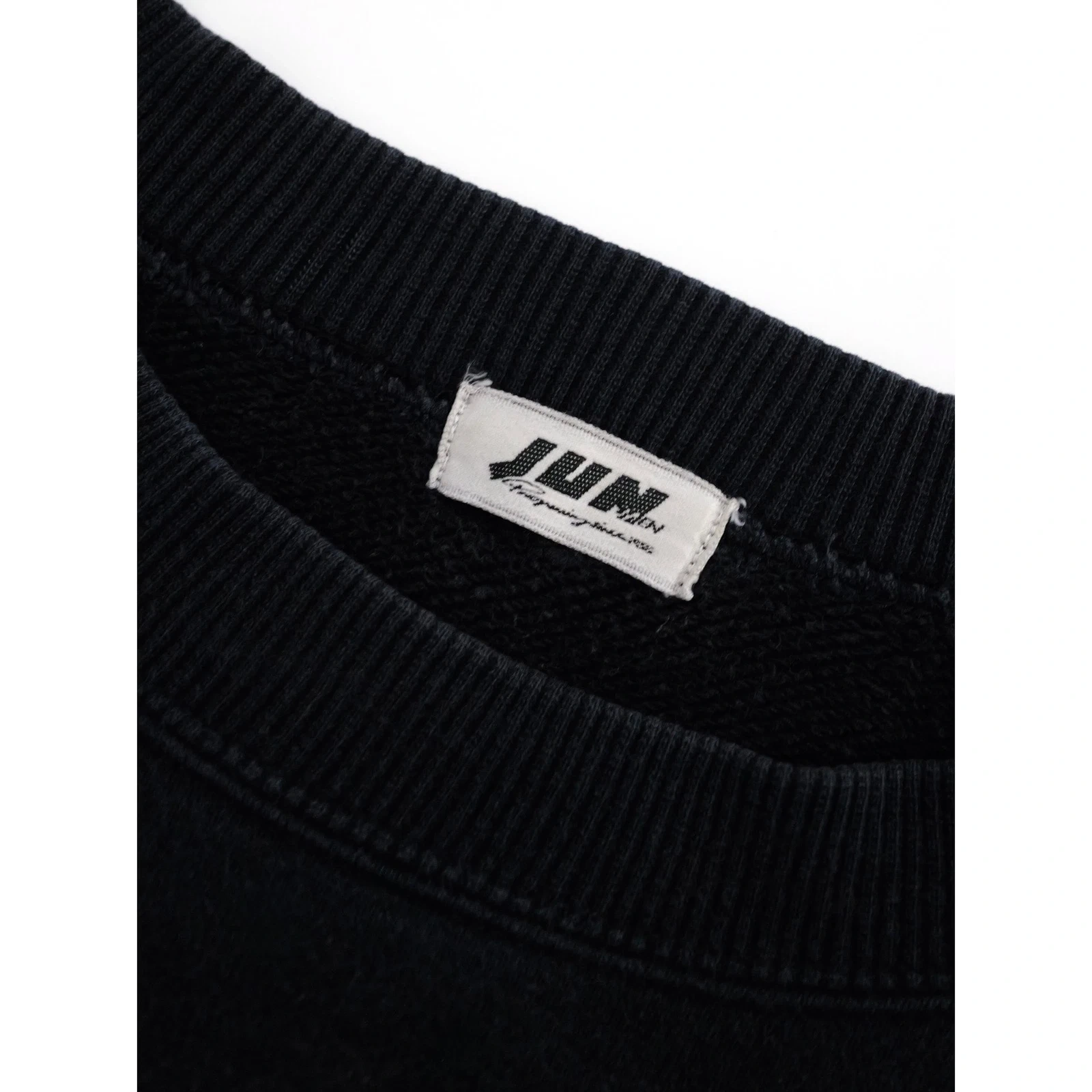 JUN Sweat Noir vintage, passéist — photo 3
