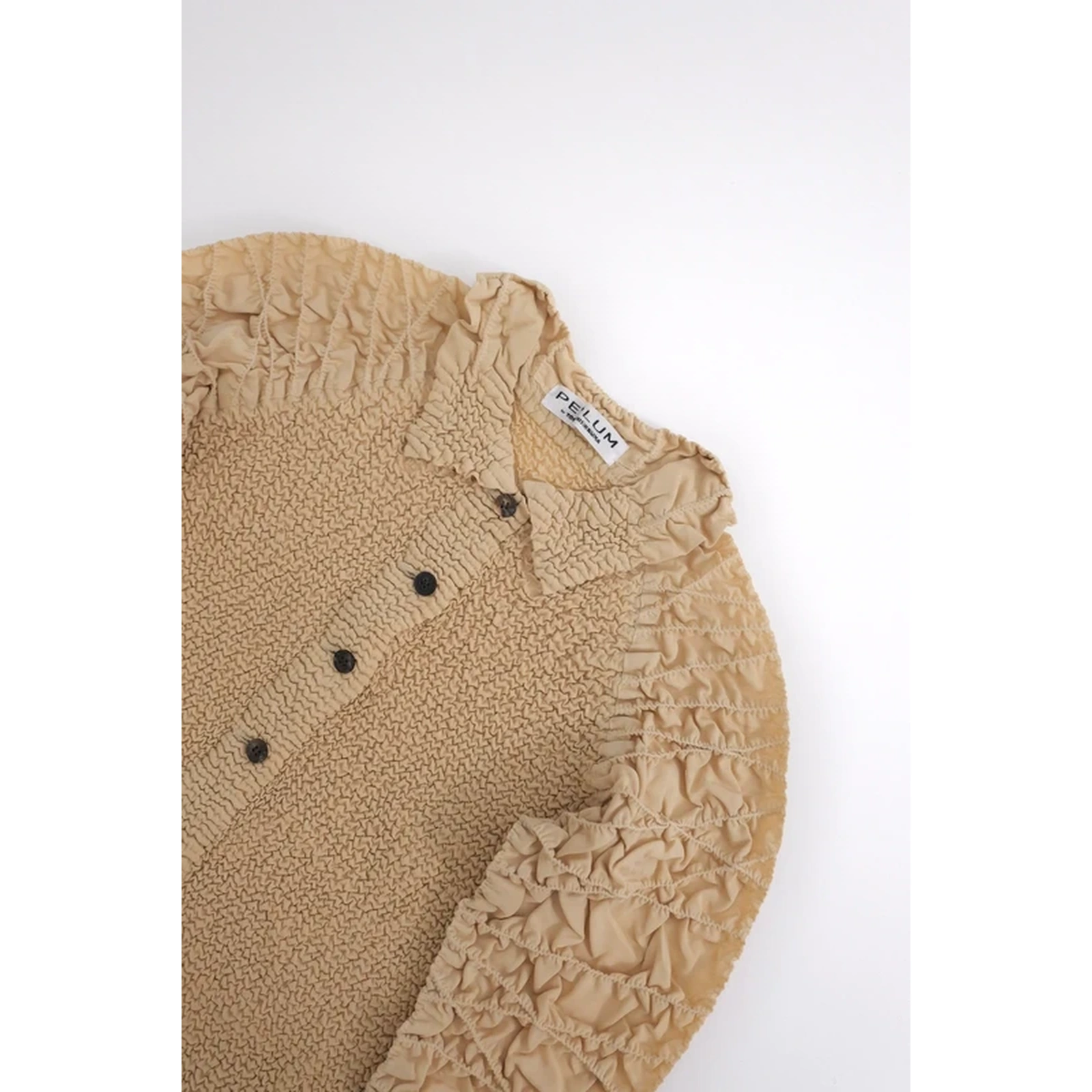 Blouse plissée butter photo 2